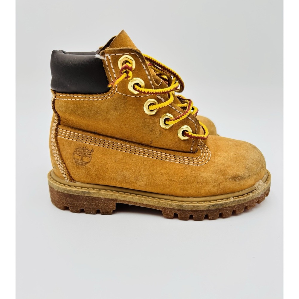 Toddler Timberland Boots Wheat Size 8M PrimaLoft Waterproof Kids Classic